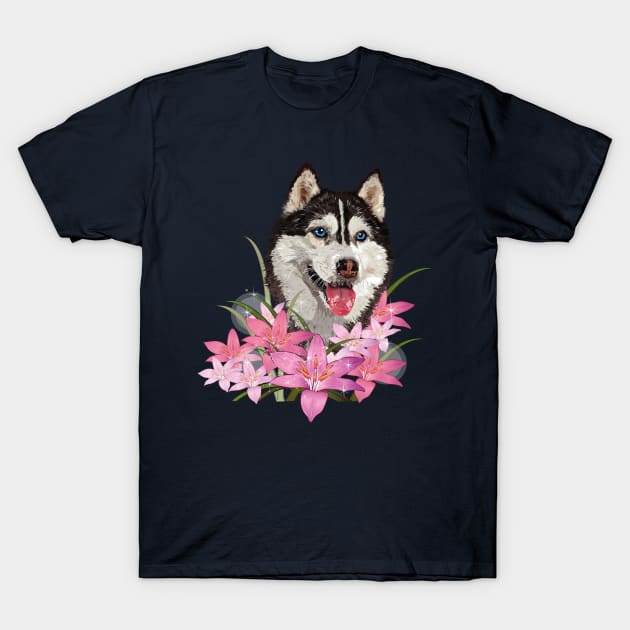 Husky T-Shirt by obscurite